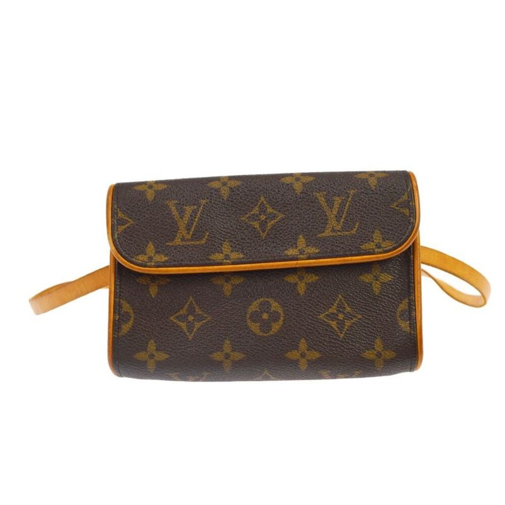 Louis Vuitton Florentine Waist Monogram Canvas Brown Canvas Handbag
